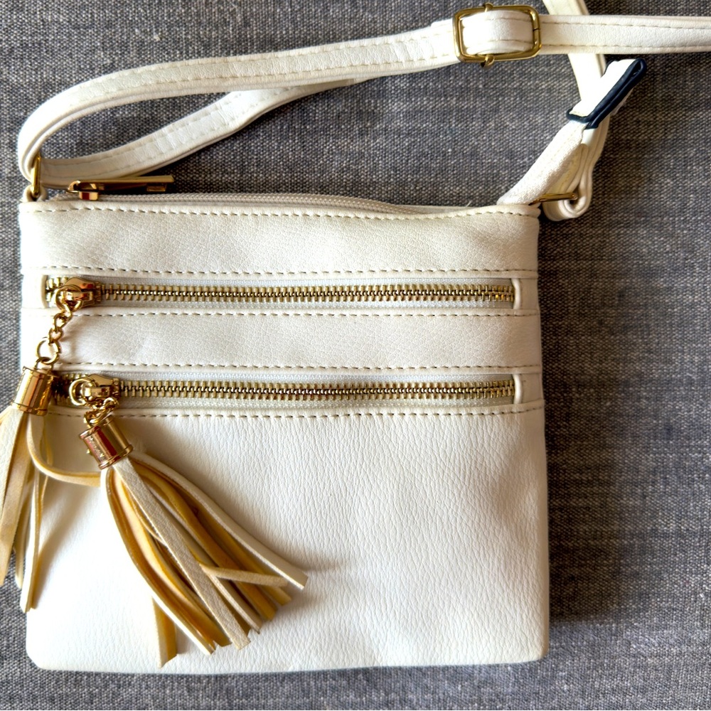 Cream Shoulder Bag